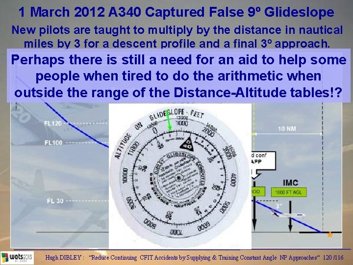 1 March 2012 A 340 Captured False 9º Glideslope New pilots are taught to
