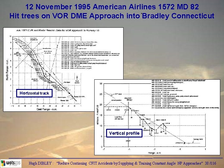 12 November 1995 American Airlines 1572 MD 82 Hit trees on VOR DME Approach