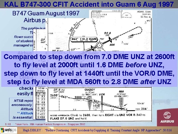 KAL B 747 -300 CFIT Accident into Guam 6 Aug 1997 Compared to step