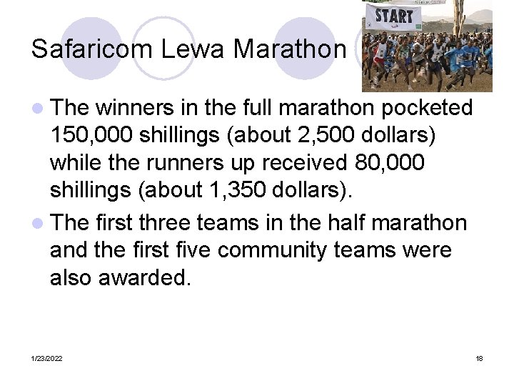 Safaricom Lewa Marathon l The winners in the full marathon pocketed 150, 000 shillings