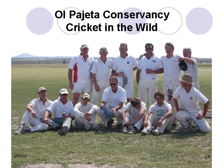Ol Pajeta Conservancy Cricket in the Wild 1/23/2022 19 