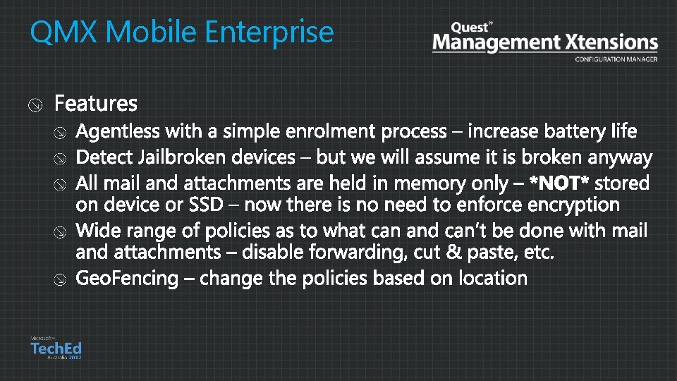 QMX Mobile Enterprise 