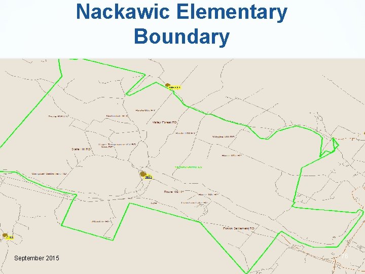 Nackawic Elementary Boundary September 2015 76 76 