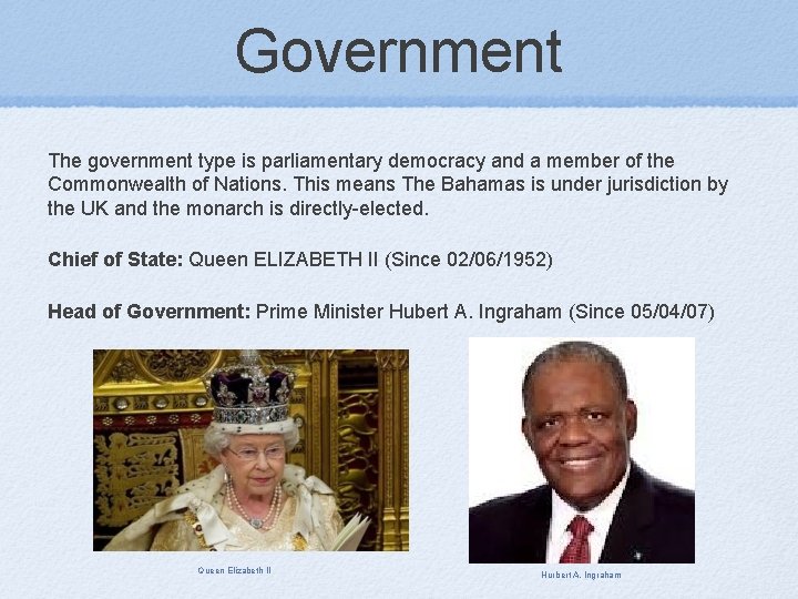 Government The government type is parliamentary democracy and a member of the Commonwealth of