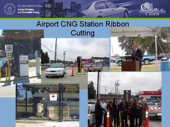 Airport CNG Station Ribbon Cutting 