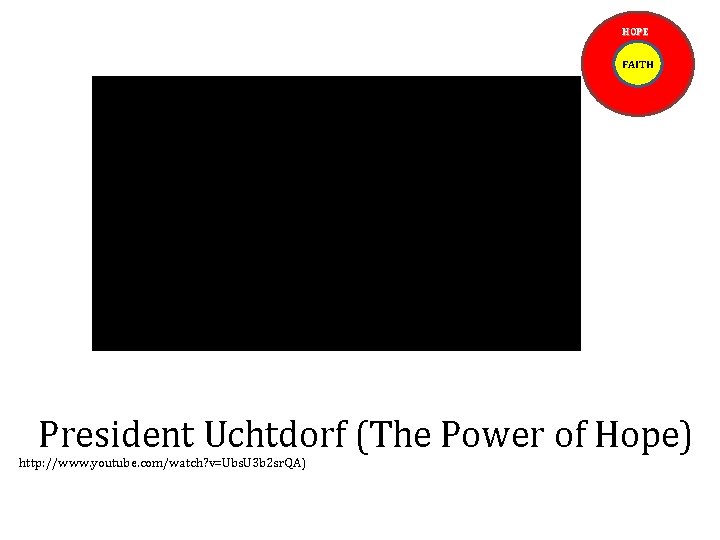 HOPE FAITH President Uchtdorf (The Power of Hope) http: //www. youtube. com/watch? v=Ubs. U