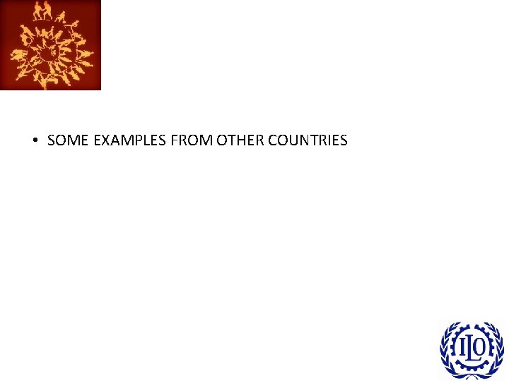  • SOME EXAMPLES FROM OTHER COUNTRIES 