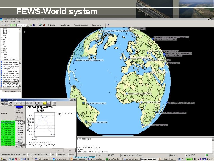 FEWS-World system 15 december 2009 