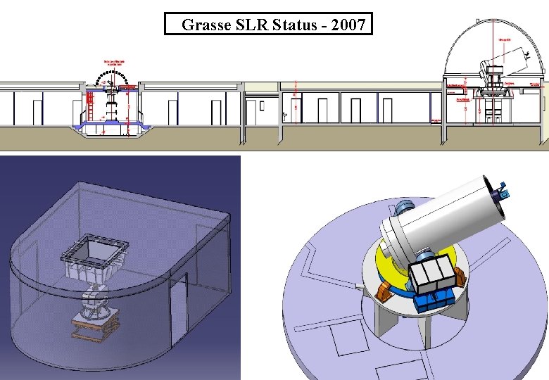 Grasse SLR Status - 2007 Ftlrs Laboratory (0, 13 m telescope) Meo Station (1,