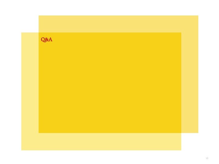 Q&A 13 