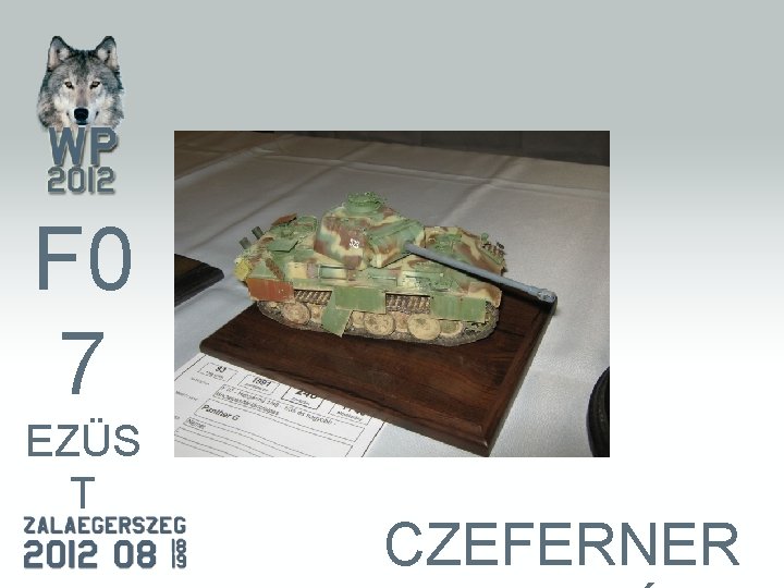 F 0 7 EZÜS T CZEFERNER 