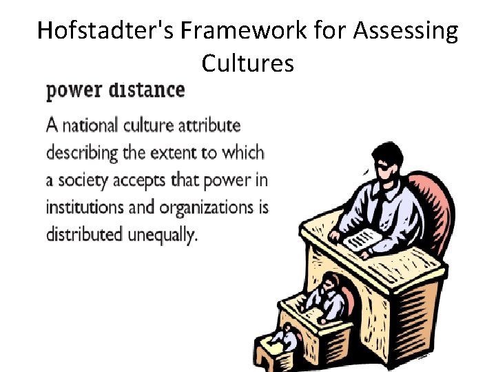 Hofstadter's Framework for Assessing Cultures 