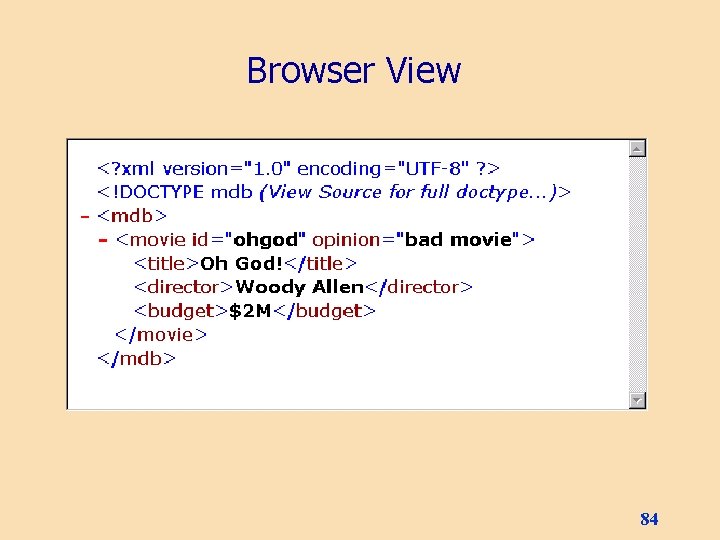 Browser View 84 
