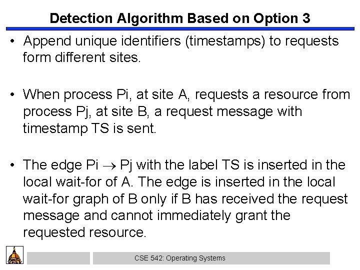 Detection Algorithm Based on Option 3 • Append unique identifiers (timestamps) to requests form