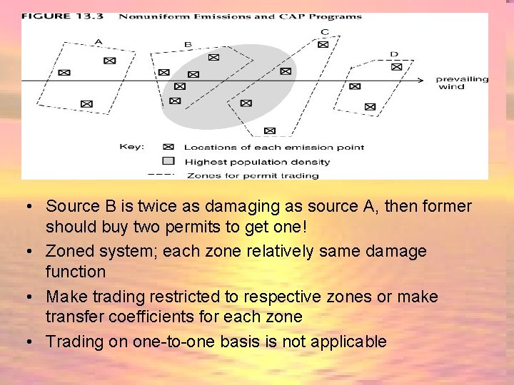  • Source B is twice as damaging as source A, then former should