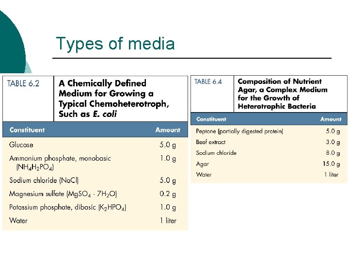 Types of media 