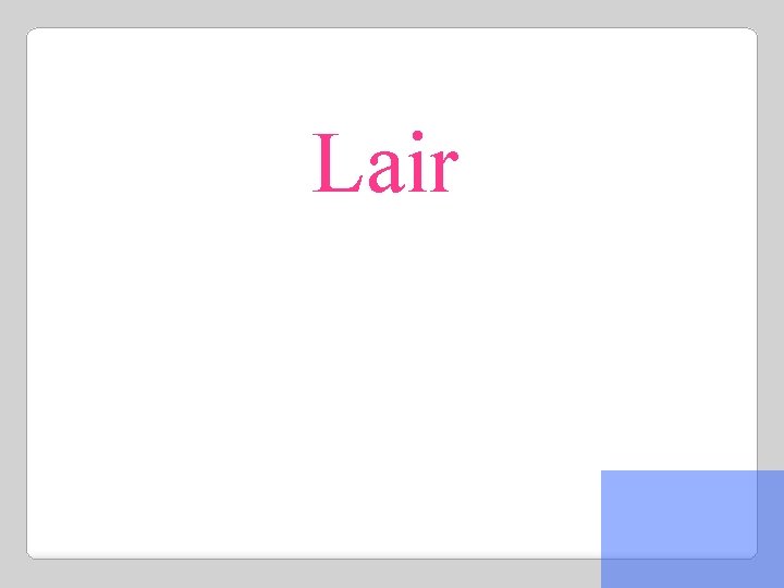 Lair 