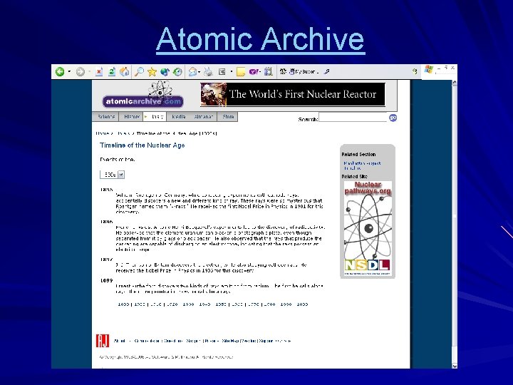 Atomic Archive 