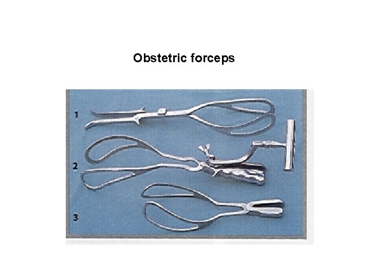 Obstetric forceps 