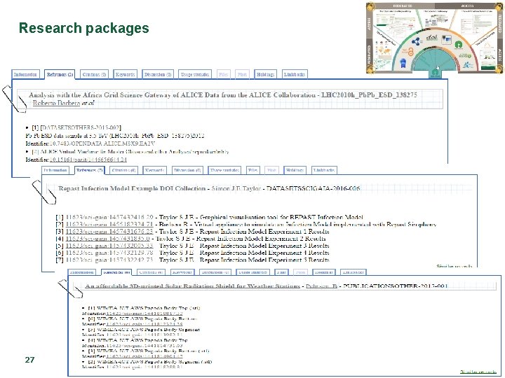 Research packages 27 