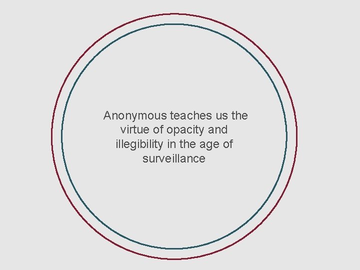 Anonymous teaches us the virtue of opacity and illegibility in the age of surveillance