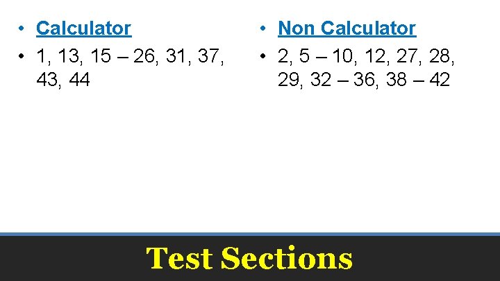  • Calculator • 1, 13, 15 – 26, 31, 37, 43, 44 •