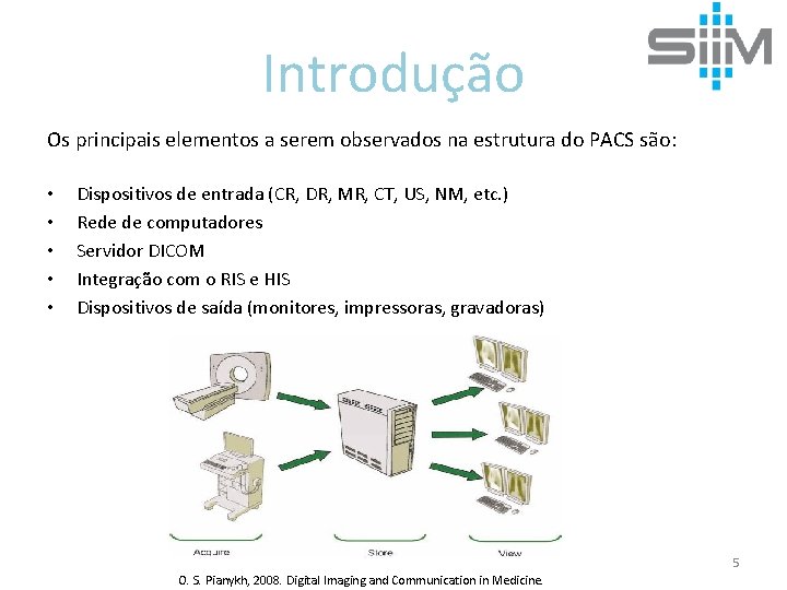 Introdução Os principais elementos a serem observados na estrutura do PACS são: • •