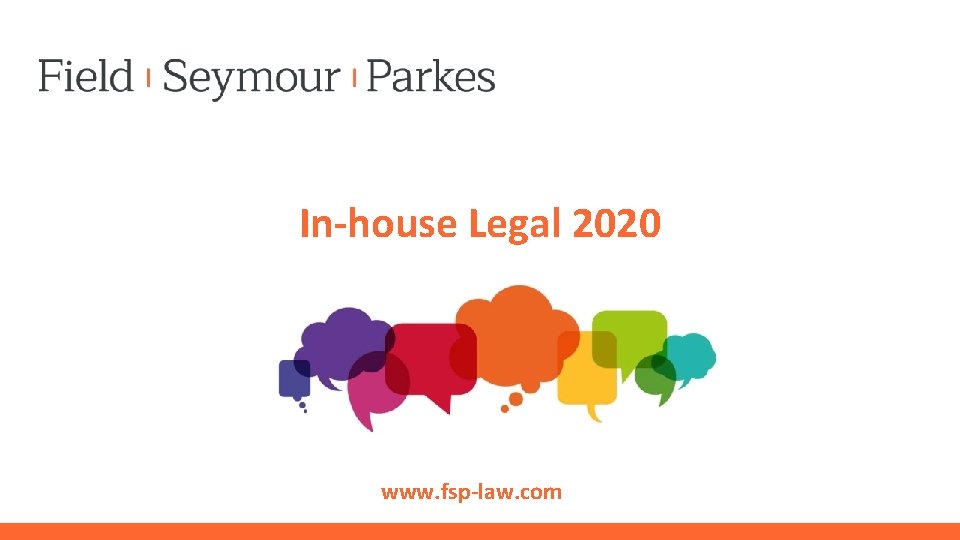 In-house Legal 2020 www. fsp-law. com 