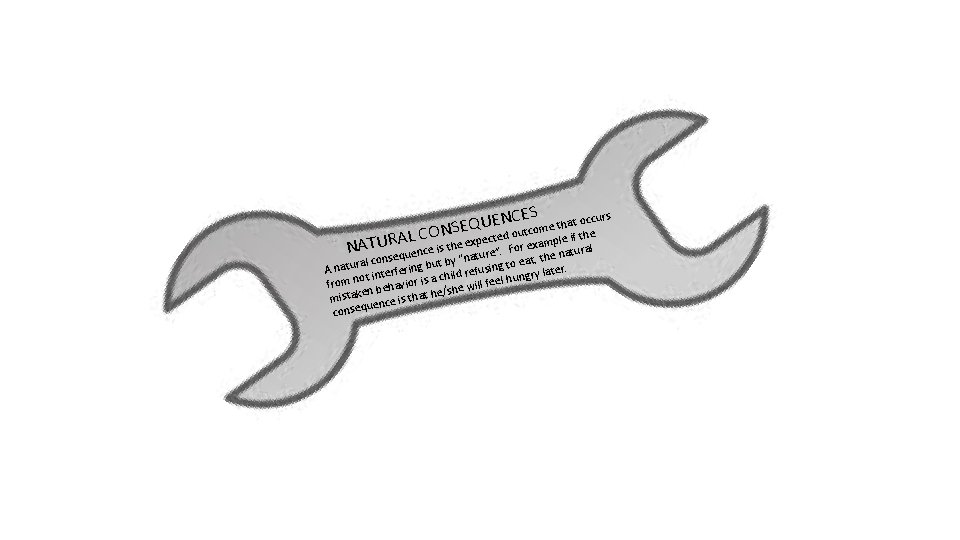 NCES me that occurs E U Q E CONS the d outco AL is