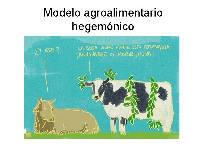 Modelo agroalimentario hegemónico 