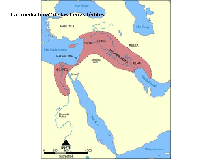 La “media luna” de las tierras fértiles 