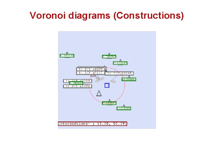 Voronoi diagrams (Constructions) 