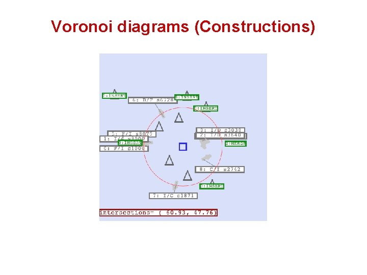 Voronoi diagrams (Constructions) 