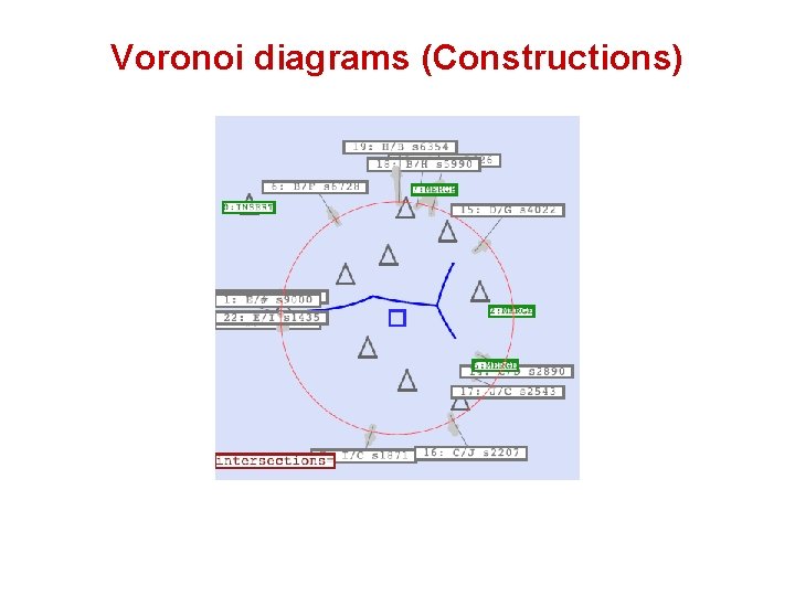 Voronoi diagrams (Constructions) 