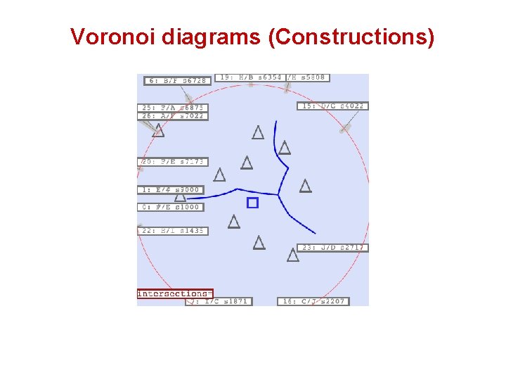 Voronoi diagrams (Constructions) 