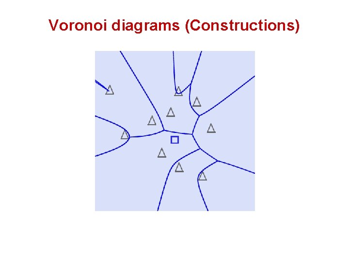 Voronoi diagrams (Constructions) 