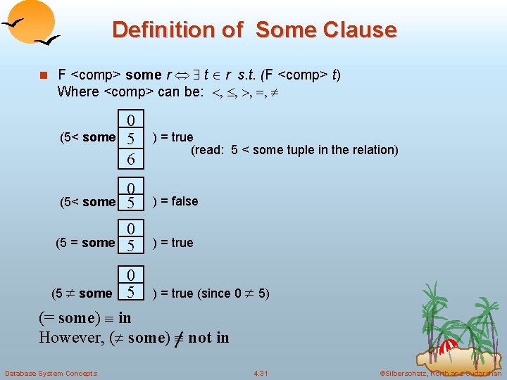 Definition of Some Clause n F <comp> some r t r s. t. (F