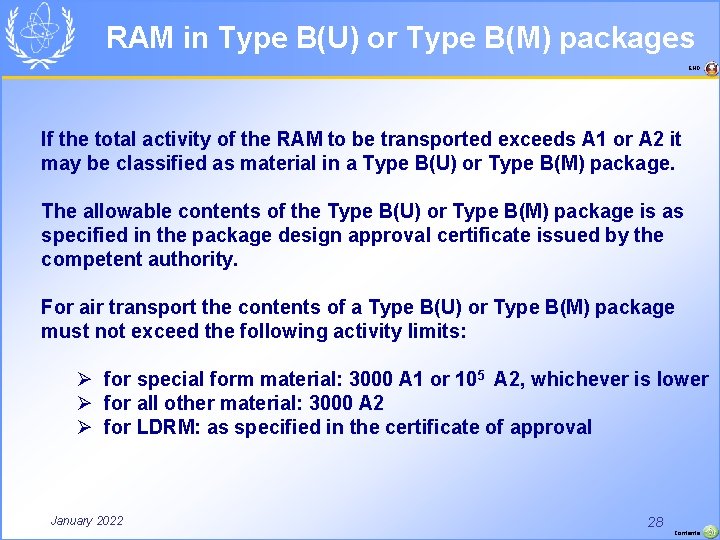 RAM in Type B(U) or Type B(M) packages END If the total activity of