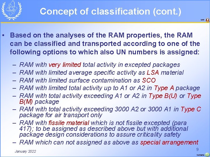 Concept of classification (cont. ) END • Based on the analyses of the RAM
