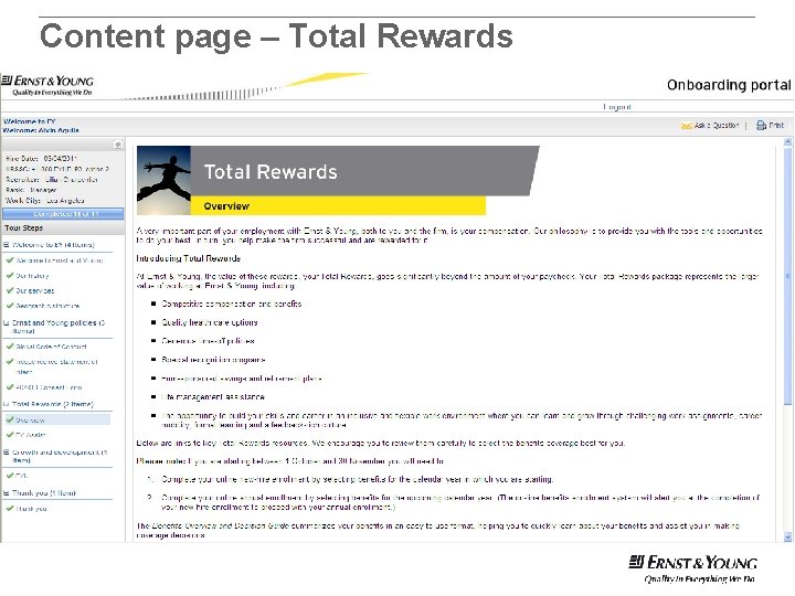 Content page – Total Rewards 