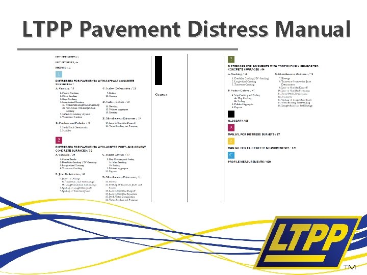 LTPP Pavement Distress Manual 