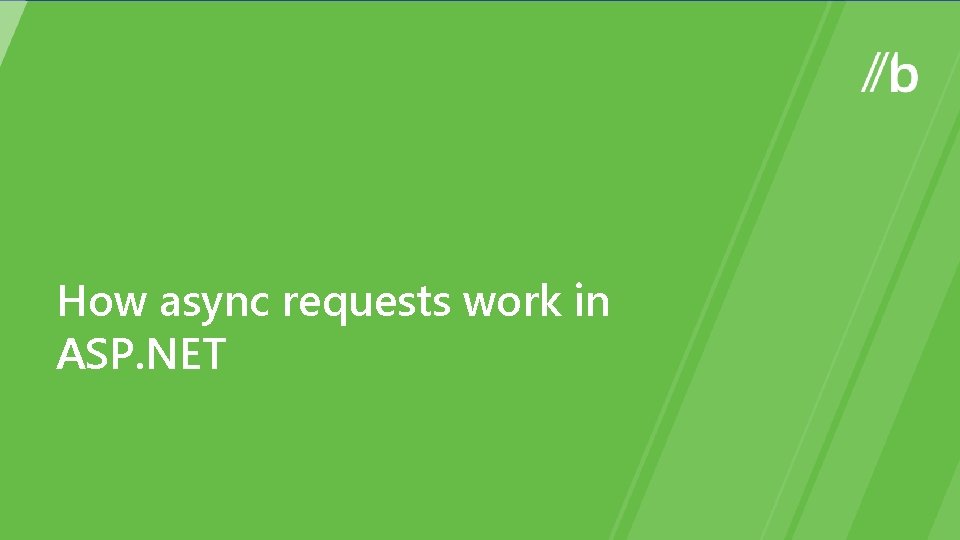 How async requests work in ASP. NET How async requests work in ASP. NET