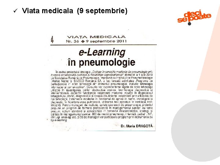 ü Viata medicala (9 septembrie) 9/6/2021 13 