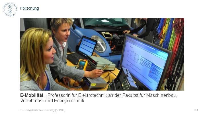 Forschung E-Mobilität - Professorin für Elektrotechnik an der Fakultät für Maschinenbau, Verfahrens- und Energietechnik