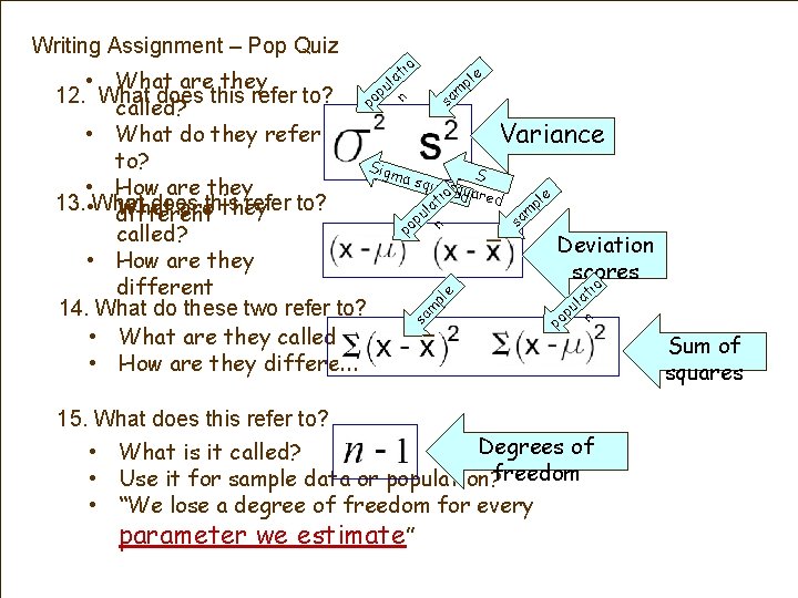 Writing Assignment – Pop Quiz o ti a ul p po n sa m