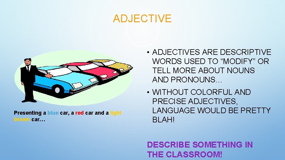 PARTS OF SPEECH THE 8 BUILDING BLOCKS OF