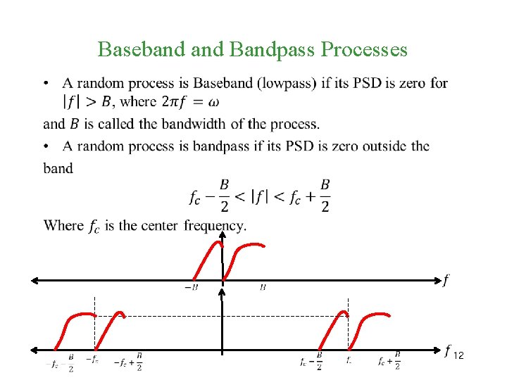 Baseband Bandpass Processes • 12 