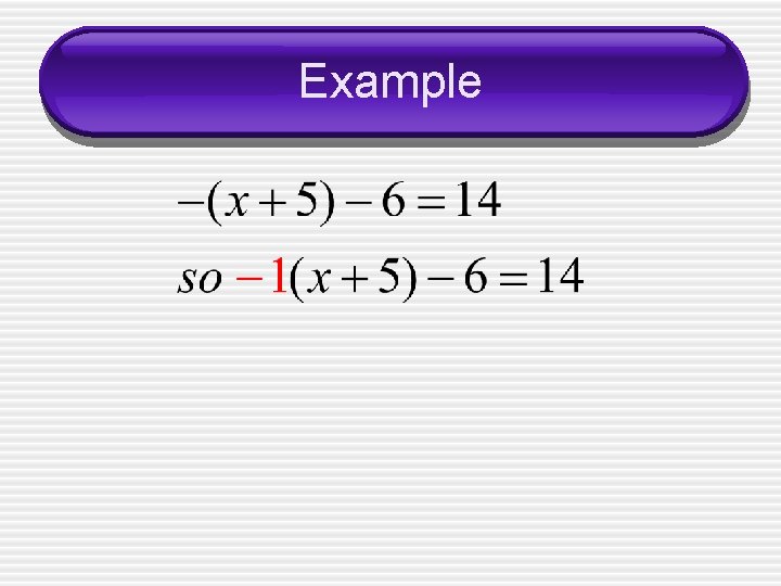Example 