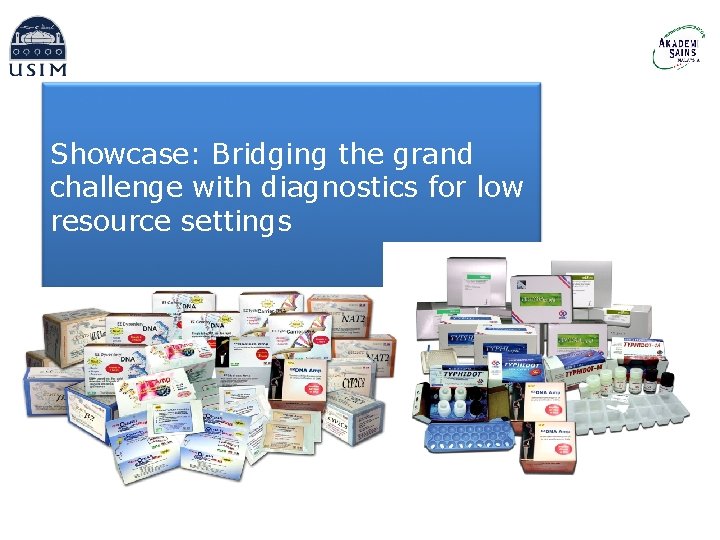 Showcase: Bridging the grand challenge with diagnostics for low resource settings 