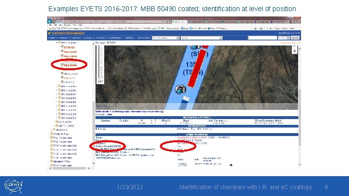 Examples EYETS 2016 -2017: MBB 50490 coated; identification at level of position 1/23/2022 Identification